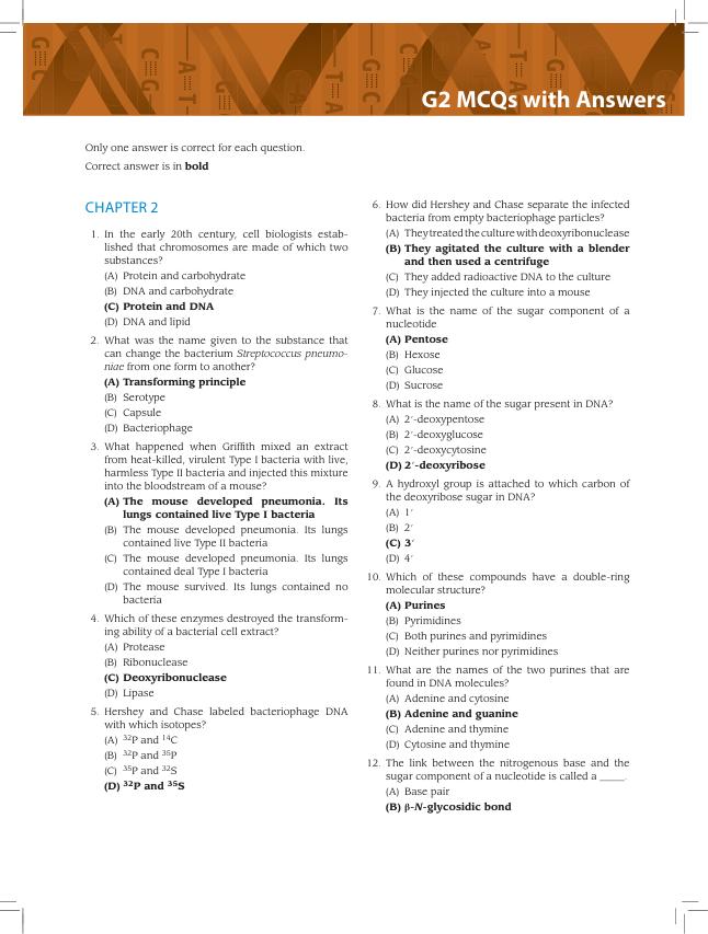 Test Bank For Introduction to Genetics A Molecular Approach 2nd Edition Terry A. Brown