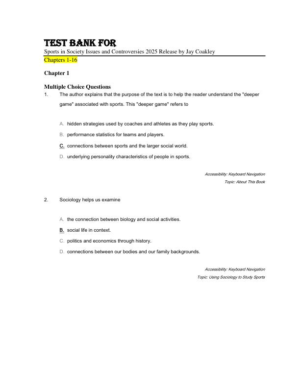 mobile-preview-Test Bank For Sports in Society Issues and Controversies 2025 Release By Jay Coakley