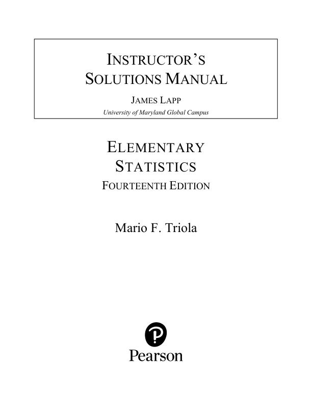 Solution Manual For Elementary Statistics 14th Edition Mario F. Triola.pdf