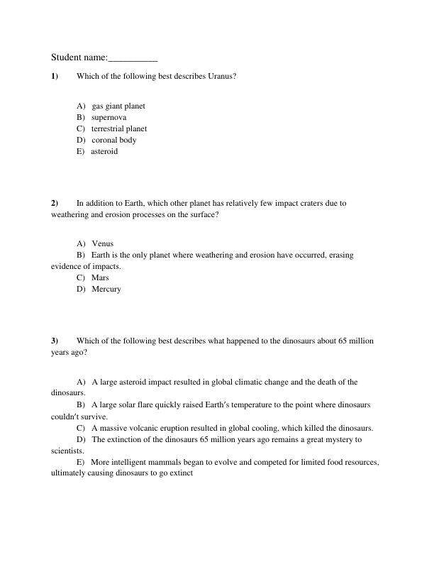 Test Bank For Environmental Geology 5th Edition By James Reichard  Chapter 1-16.pdf