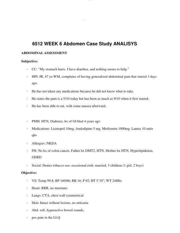 6512 WEEK 6 Abdomen Case Study ANALISYS.pdf