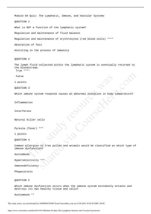 Module 04 Quiz The Lymphatic, Immune, and Vascular Systems.pdf