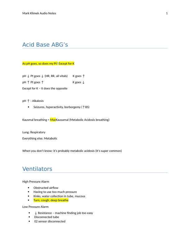 Mark Klimeks Audio Notes Acid Base ABG’s.pdf