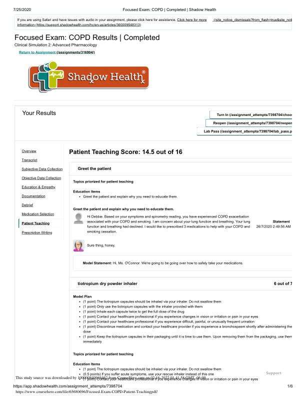 Focused Exam COPD Patient Teaching.pdf