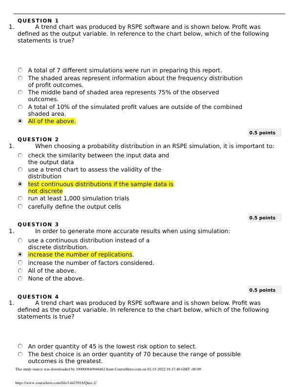 QNT 5160 Quiz 2