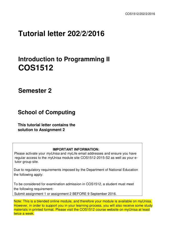 COS1512 Introduction to Programming II Semester II.pdf