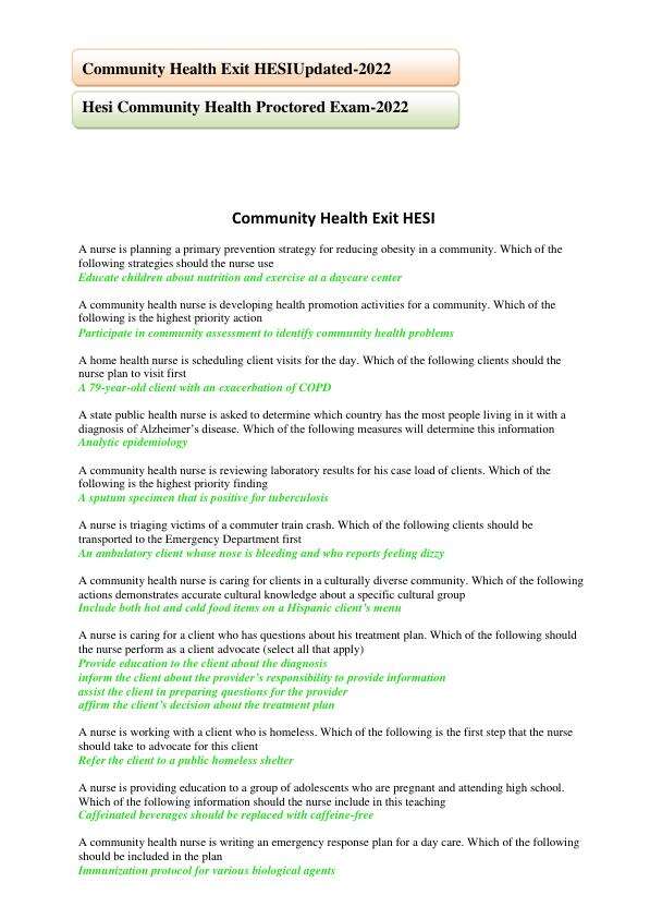 community-health-exit-hesi-updated-2022 & Proctored Exam.pdf