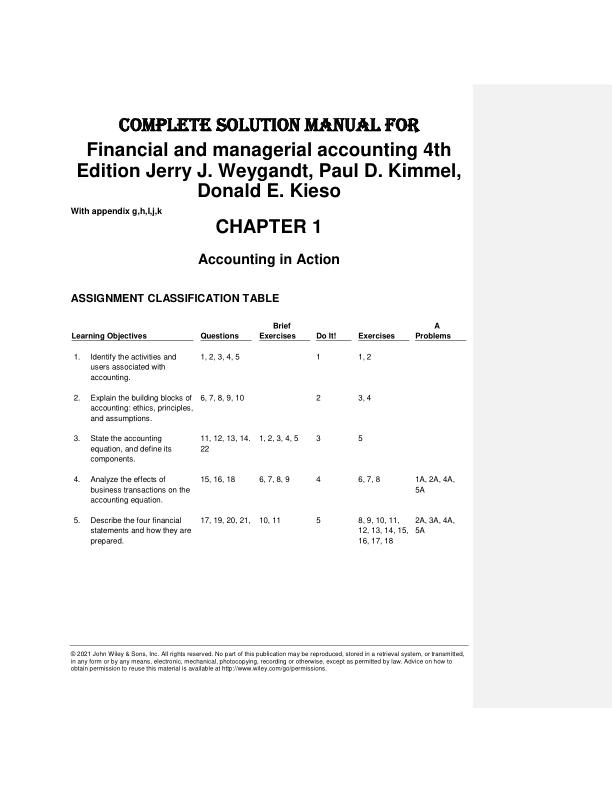 Solution Manual for Financial and managerial accounting 4th Edition Jerry J. Weygandt, Paul D. Kimmel, Donald E. Kieso.pdf