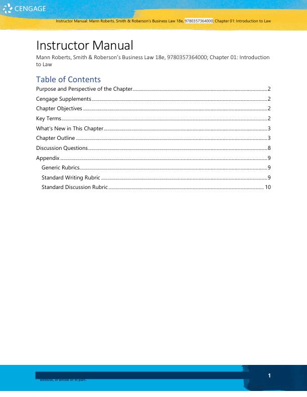 Solution Manual For Smith and Roberson Business Law 18th Richard A. Mann, Barry S. Roberts.pdf