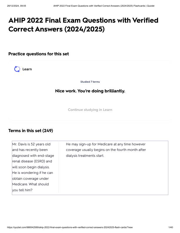 AHIP 2022 Final Exam Questions with Verified Correct Answers (2024_2025).pdf