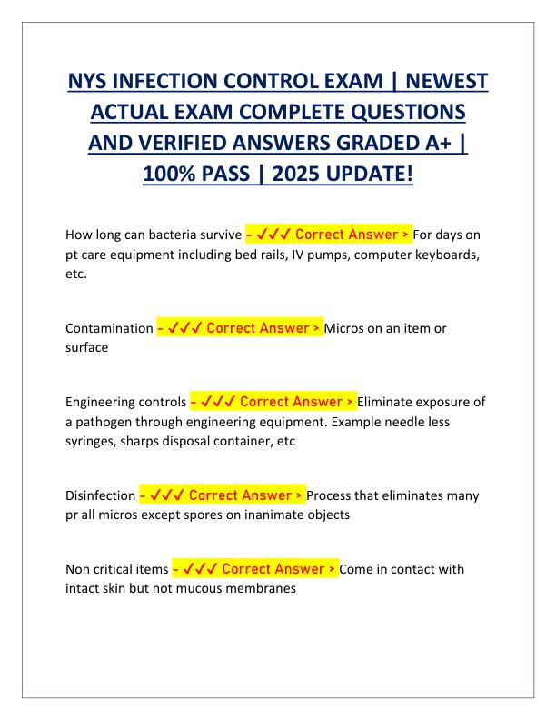 NYS INFECTION CONTROL EXAM.pdf