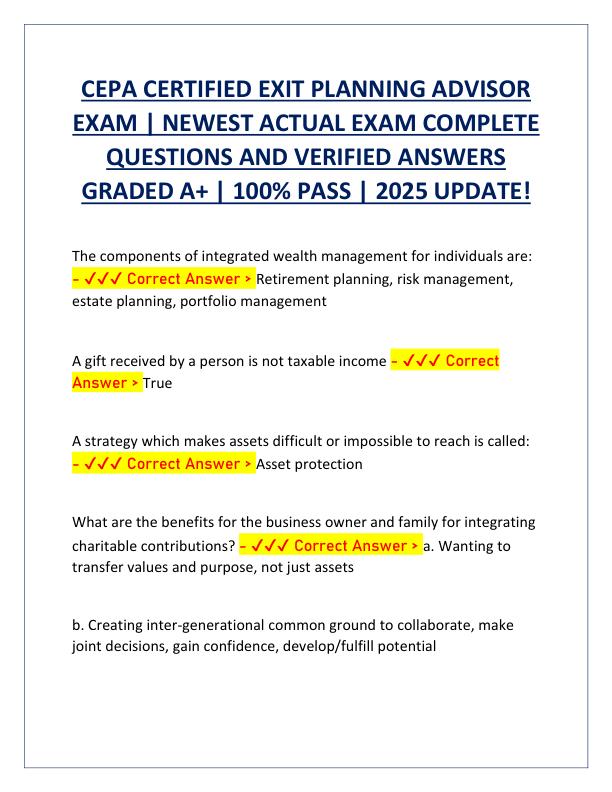 CEPA CERTIFIED EXIT PLANNING ADVISOR EXAM.pdf