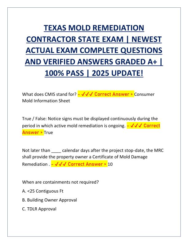 TEXAS MOLD REMEDIATION CONTRACTOR STATE EXAM.pdf