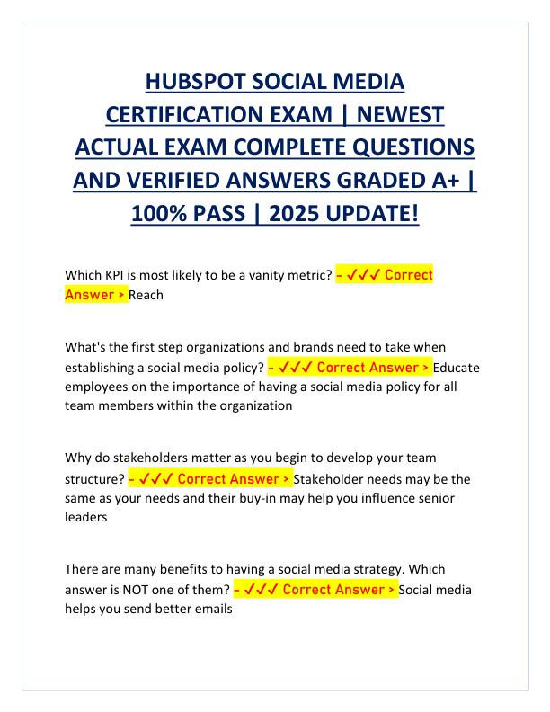 HUBSPOT SOCIAL MEDIA CERTIFICATION EXAM.pdf