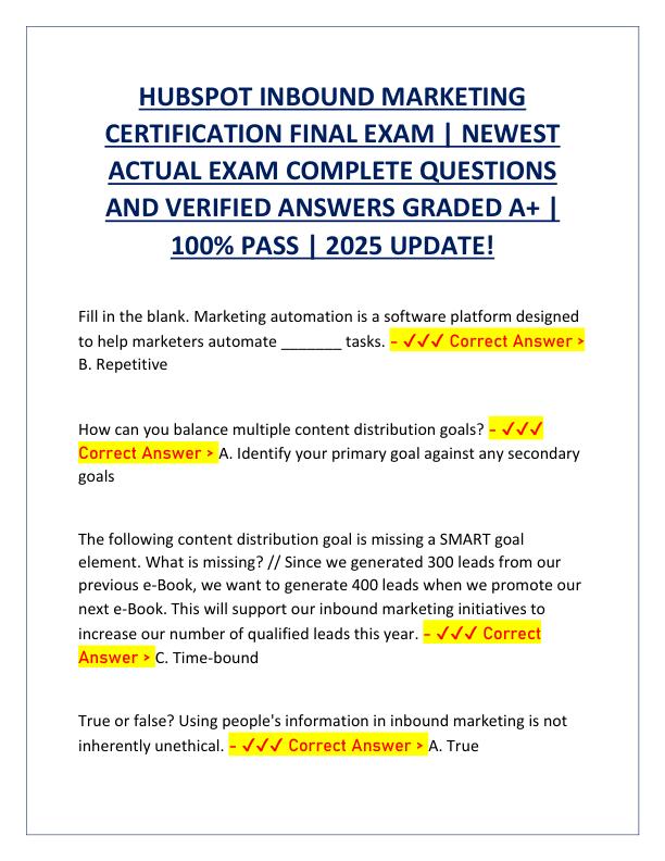 HUBSPOT INBOUND MARKETING CERTIFICATION FINAL EXAM.pdf