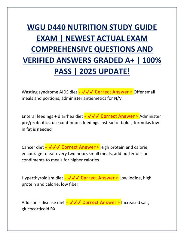 WGU D440 NUTRITION STUDY GUIDE EXAM.pdf