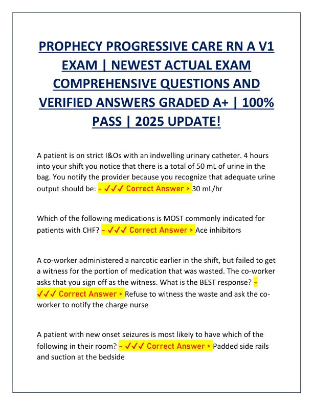 PROPHECY PROGRESSIVE CARE RN A V1 EXAM.pdf