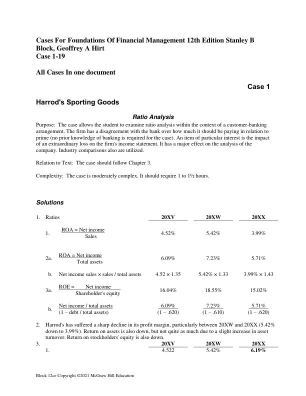 Cases For Foundations Of Financial Management 12th Edition Stanley B Block, Geoffrey A Hirt Case 1-19.pdf