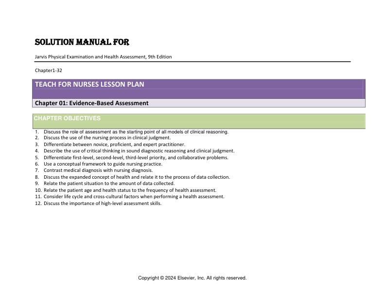 Solution Manual for Physical Examination and Health Assessment, 9th Edition by Carolyn Jarvis, Ann L. Eckhardt.pdf