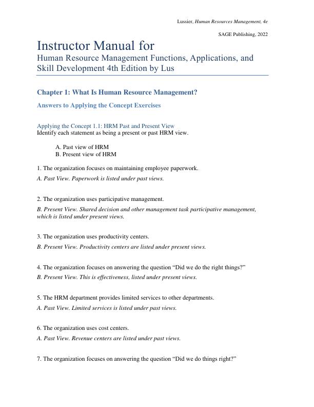 Instructor Manual for Human Resource Management Functions, Applications, and Skill Development 4th Edition by Robert N. Lussier.pdf