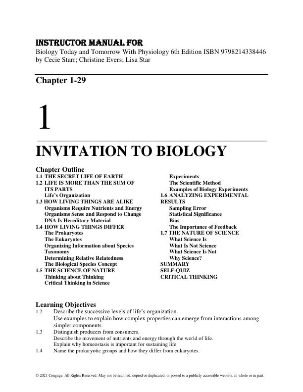 Instructor Solution Manual for Biology Today and Tomorrow With Physiology 6th Edition ISBN.pdf