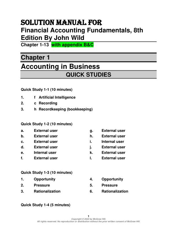 Solution Manual For Financial Accounting Fundamentals, 8th Edition By John Wild CHapter 1-13 with Appendix B&C.pdf