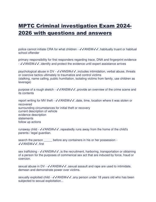 MPTC Criminal investigation Exam 20244.pdf