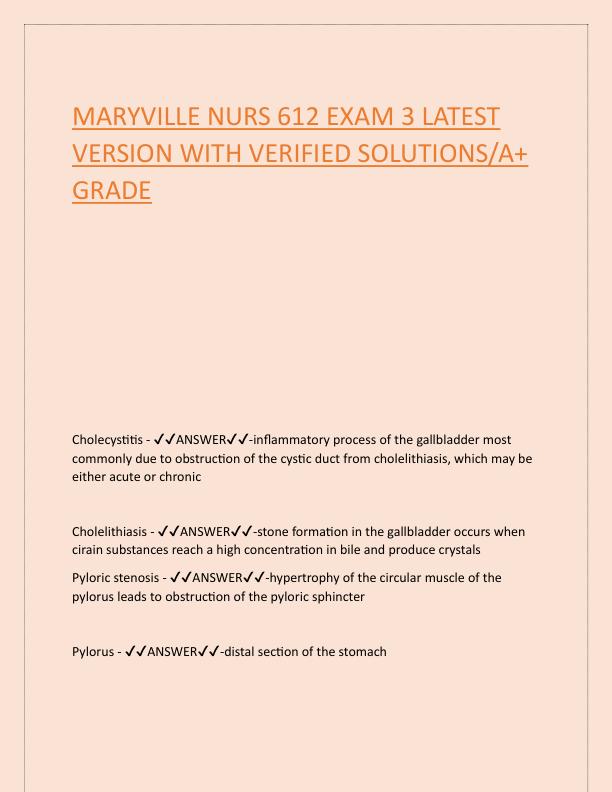 MARYVILLE NURS 612 EXAM 3 LATEST VERSION WITH VERIFIED SOLUTIONS.pdf