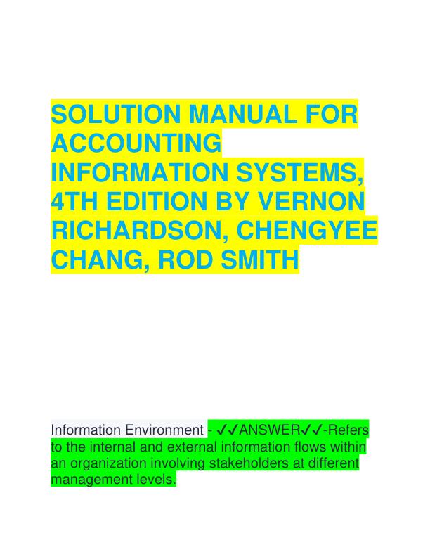 SOLUTION MANUAL FOR ACCOUNTING INFORMATION SYSTEMS.pdf