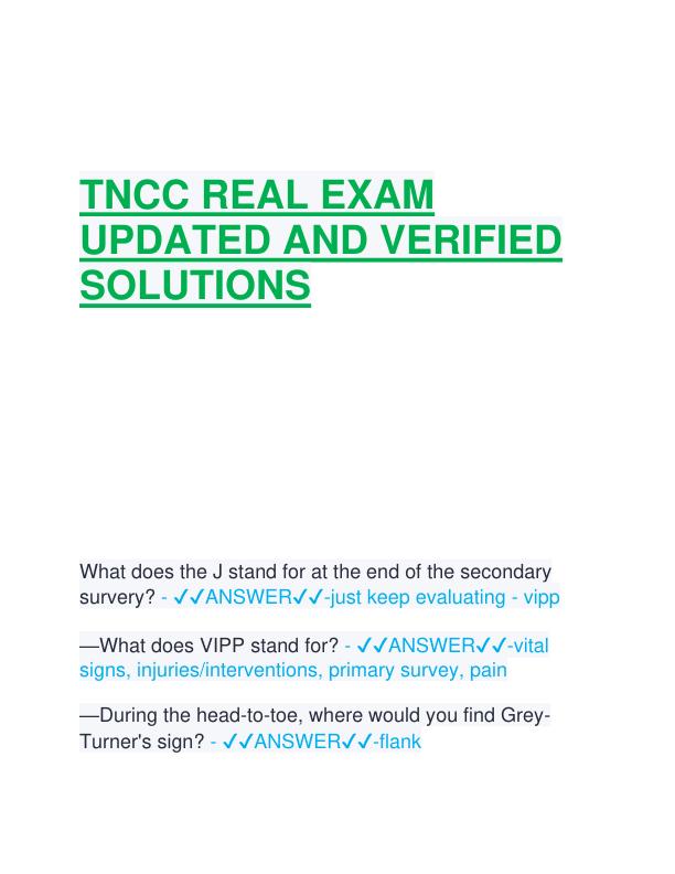 TNCC REAL EXAM UPDATED AND VERIFIED SOLUTIONS.pdf