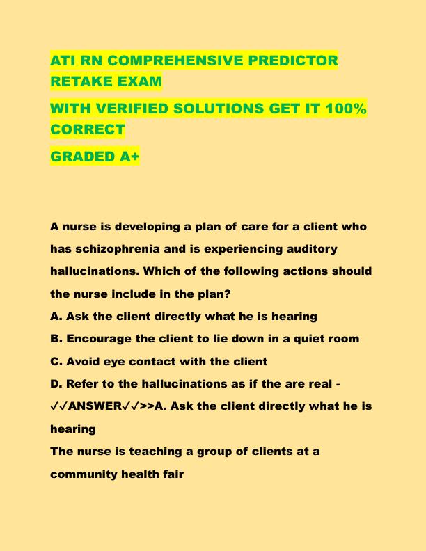 ATI RN COMPREHENSIVE PREDICTOR RETAKE EXAM.pdf