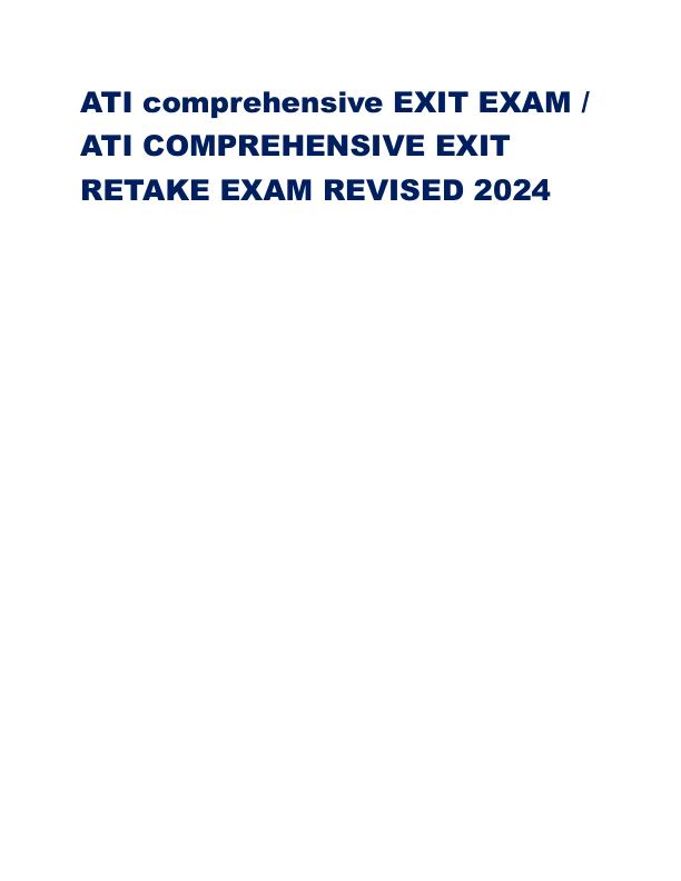 ATI comprehensive EXIT EXAM.pdf