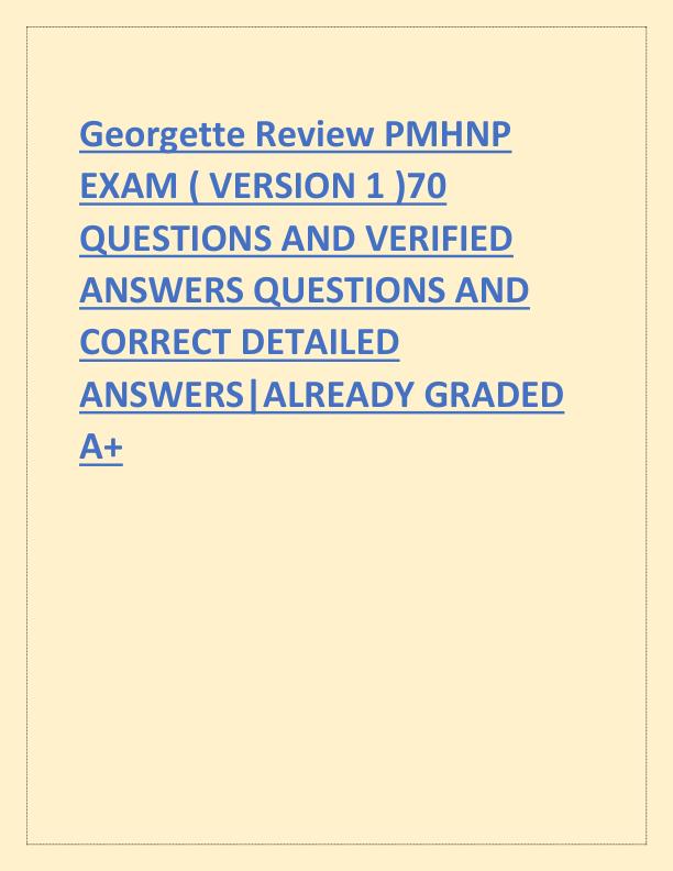 Georgette Review PMHNP EXAM.pdf