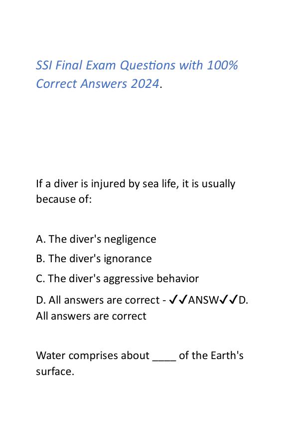 SSI Final Exam Questions with 100.pdf