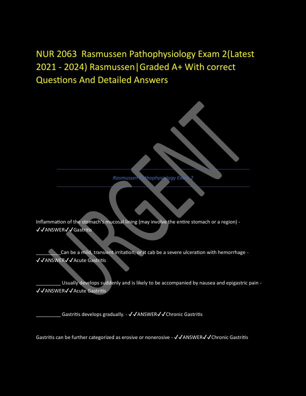 NUR 2063  Rasmussen Pathophysiology Exam 2.pdf