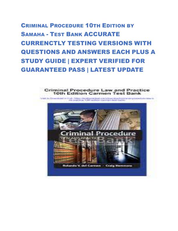 Criminal Procedure 10th Edition by Samaha.pdf