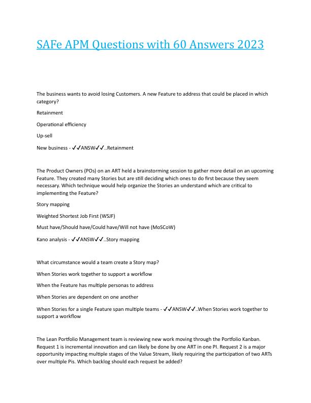 SAFe APM Questions with 60 Answers 2023.pdf