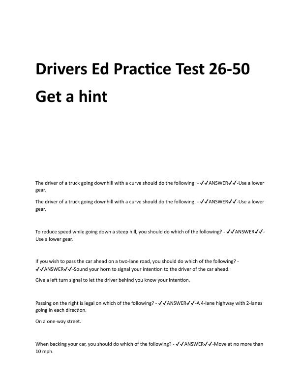 Drivers Ed Practice Test 26.pdf