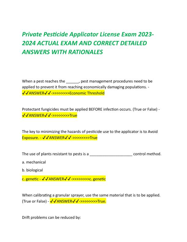 Private Pesticide Applicator License Exam 2023.pdf