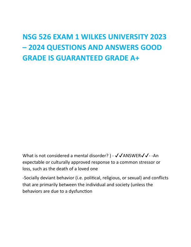 NSG 526 EXAM 1 WILKES UNIVERSITY 2023.pdf