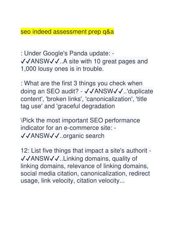 seo indeed assessment prep q.pdf