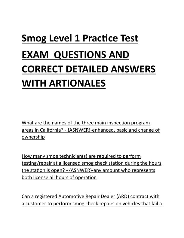 Smog Level 1 Practice Test.pdf