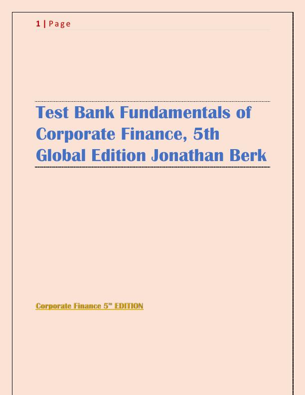 Test Bank Fundamentals of Corporate Finance.pdf