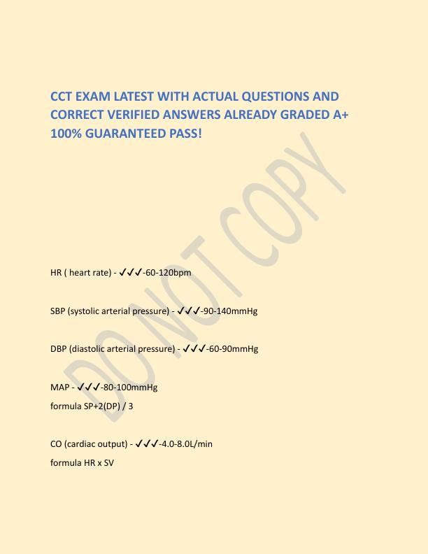 CCT EXAM LATEST WITH ACTUAL QUESTIONS AND CORRECT VERIFIED ANSWERS ALREADY GRADED A.pdf