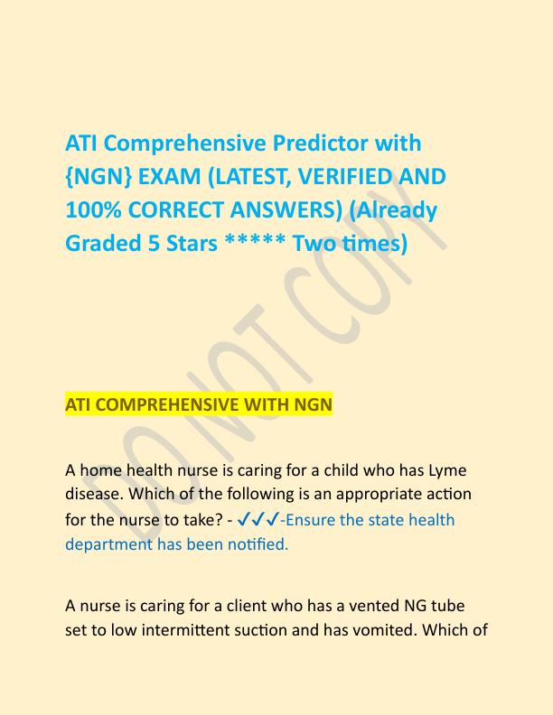 ATI Comprehensive Predictor with.pdf