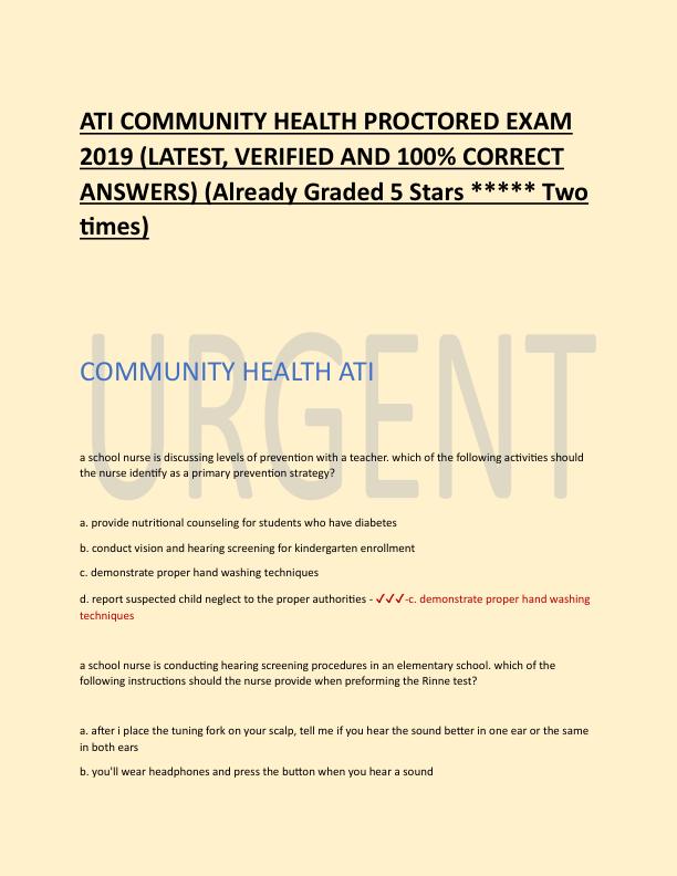 ATI COMMUNITY HEALTH PROCTORED EXAM 2019.pdf