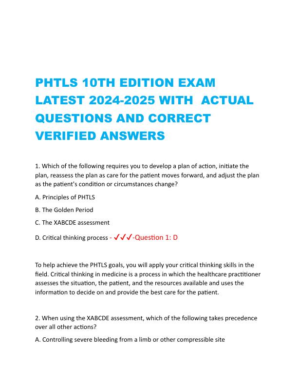 PHTLS 10TH EDITION EXAM LATEST 2024.pdf