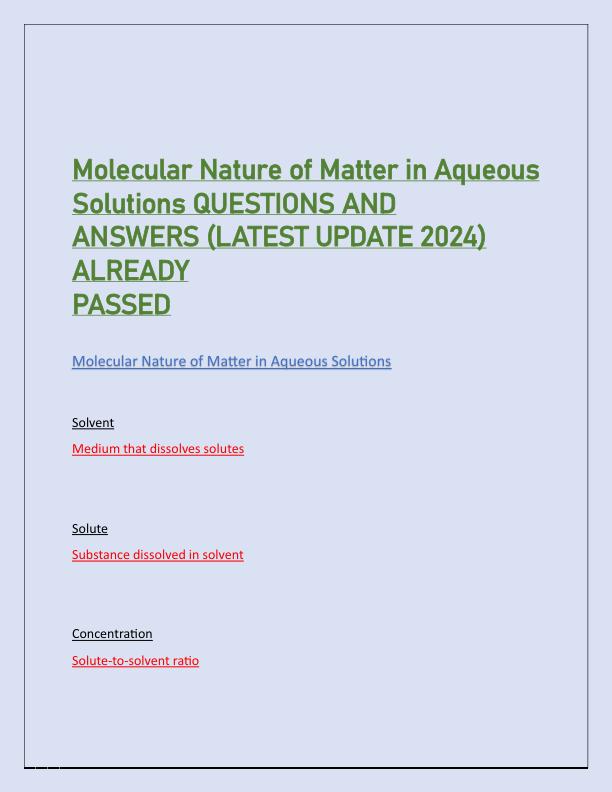 Molecular Nature of Matter in Aqueous Solutions QUESTIONS AND.pdf