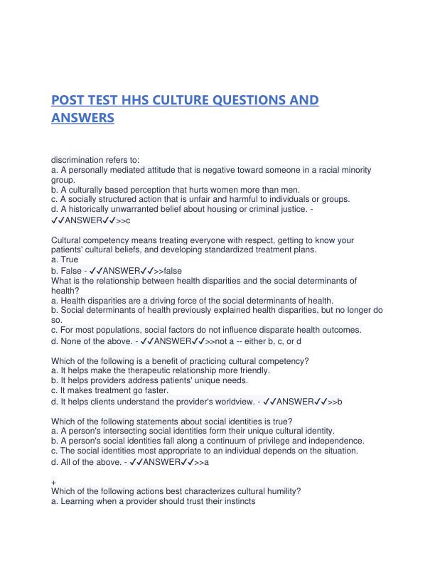 POST TEST HHS CULTURE QUESTIONS AND ANSWERS.pdf