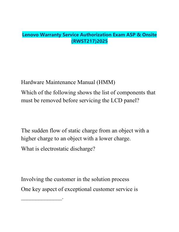 Lenovo Warranty Service Authorization Exam ASP.pdf